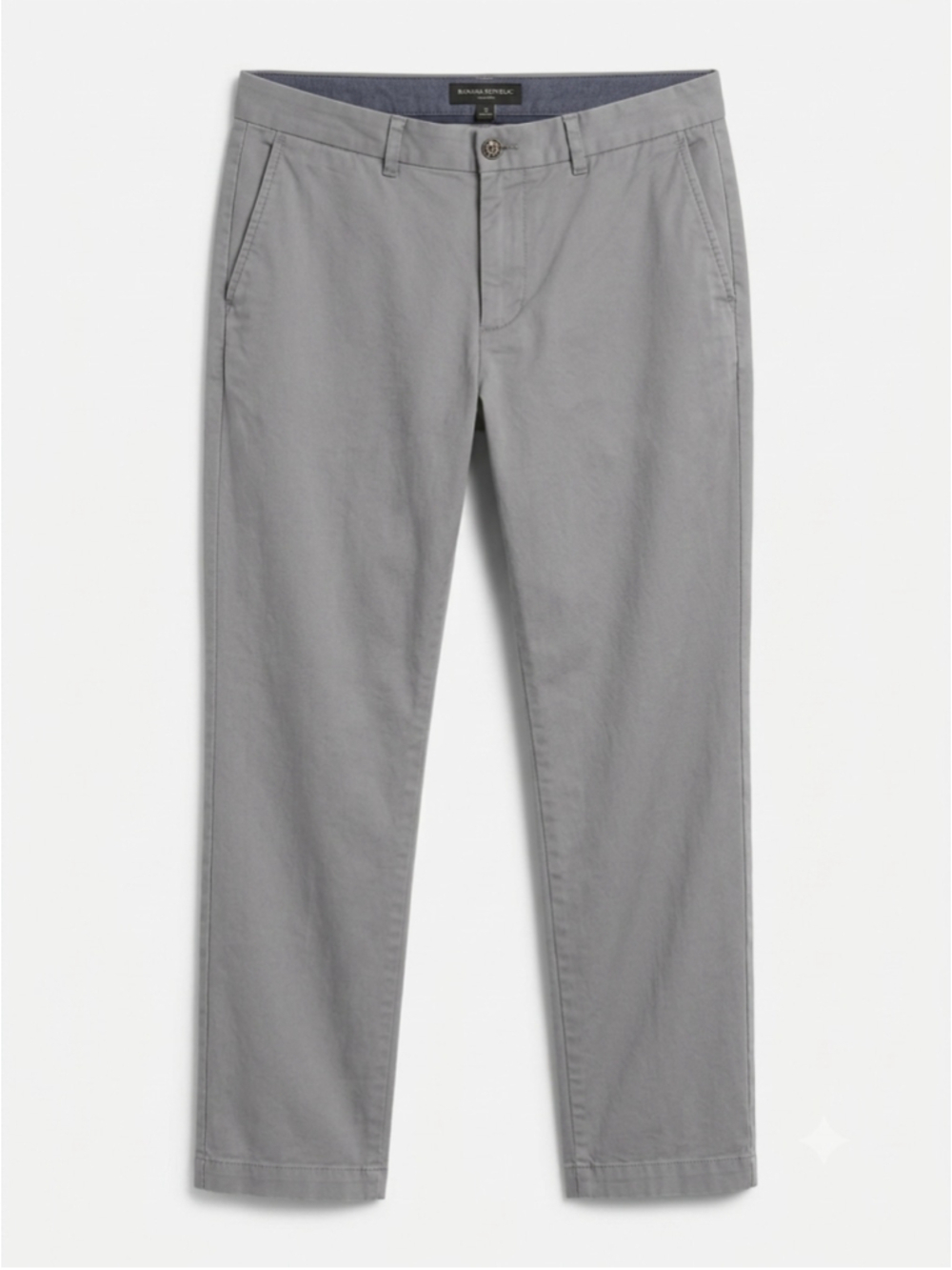 Banana Republic Aiden Slim Chino Pants Gray 34x32